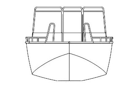 Форма днища лодки «Аллюр 51»