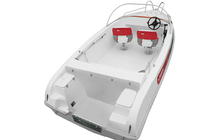 Компоновка моторной лодки «Laker V 450»