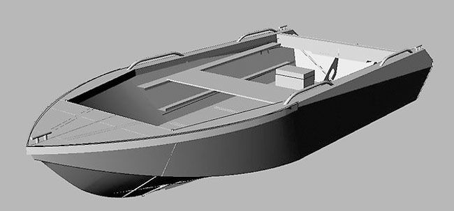 Конструкция лодки «Север 4200»