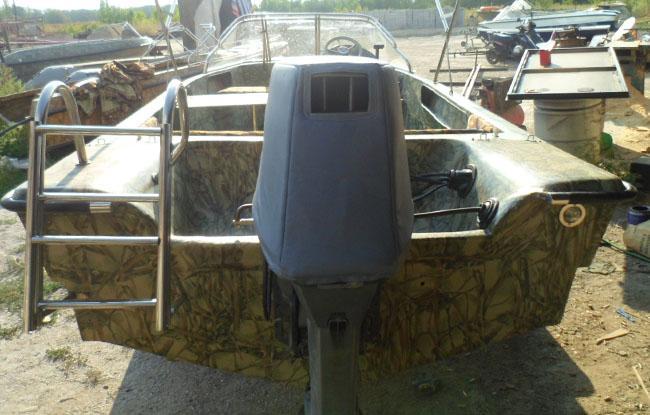 Корма лодки «Темп 475»