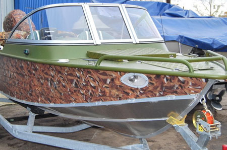 Капотная модификация лодки «Windboat 48»