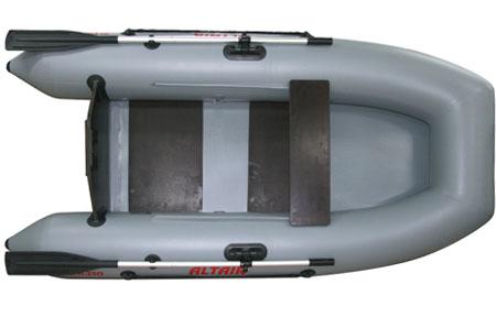 Компоновка надувной лодки «Alfa 300» с фанерной сланью