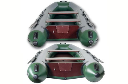 Форма транца на лодках «Стел 300» с плоским и килеватым днищем