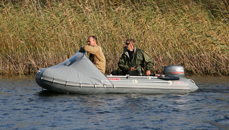 Надувная лодка Викинг 360 с тентом