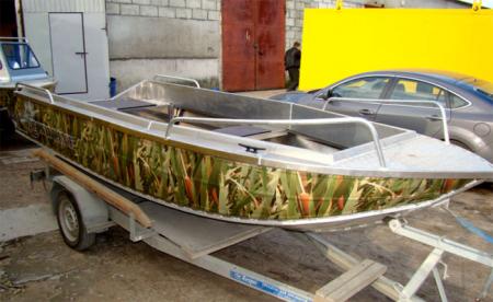 Алюминиевая моторная лодка «Fishline 440»