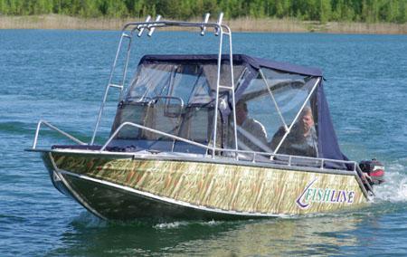 Алюминиевая моторная лодка «Fishline 470»