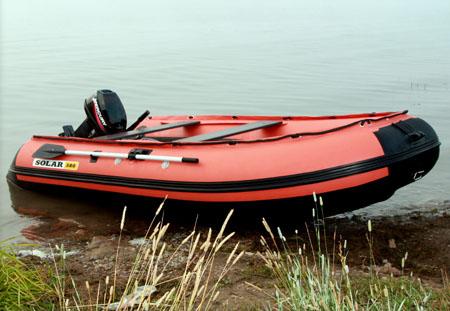 Надувная ПВХ лодка с НДНД «Солар 380»