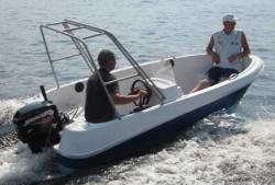 Пластиковая моторная лодка «Легант 350»