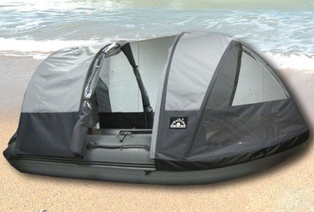 Надувная ПВХ лодка «Кайман 360» с тентом-палаткой