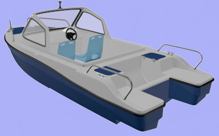 Конструкция лодки «Селенга 450»