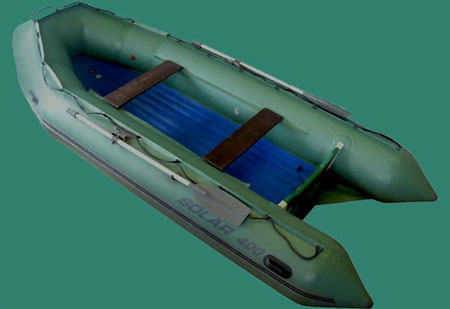 Палуба надувной лодки «Солар 400»