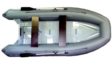 Компоновка модификации РИБа Winboat 375R Luxe с рундуками